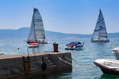 Sailing regatta Foto stock