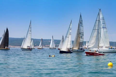 Sailing regatta Stock Photos