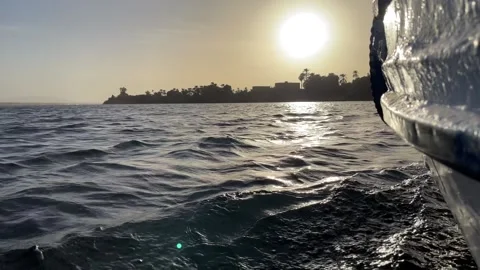 Sailing on river Stock Footage 259303992