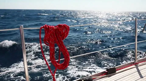 Sailing rope Stock Footage 30441324