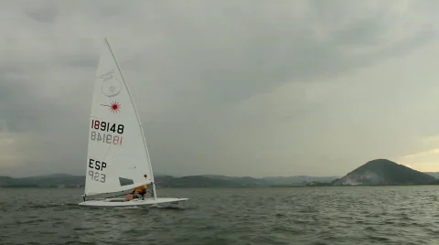 Sailing at santona4 動画素材 795255