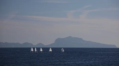 Sailing school  Stock Footage 117902853