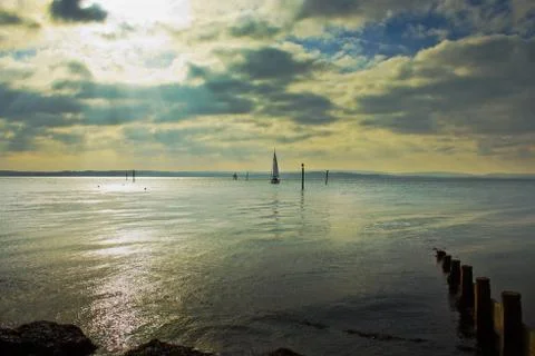 Sailing to Serenity Stock Photos