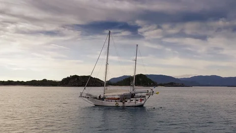 Sailing ship 1 Stock Footage 108879920