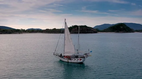 Sailing ship 3 Stock Footage 108879913