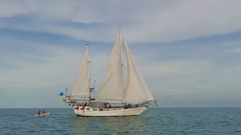 Sailing ship 8 Stock Footage 108879973