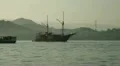 Sailing Ship in the Flores Sea of Indonesia HD Footage