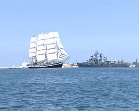 Sailing ship Stock Footage 8916520