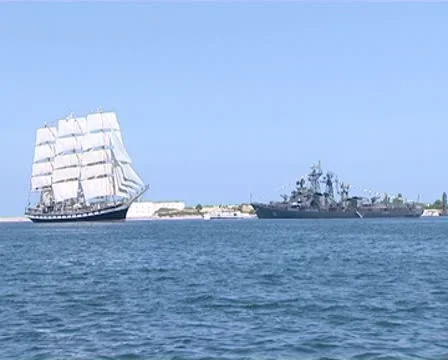 Sailing ship Stock Footage 8916536