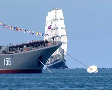 Sailing ship Stock Footage 10571194