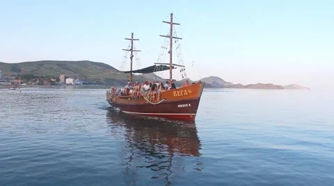 Sailing ship Video stock 51661174