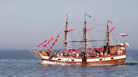 Sailing ship Video stock 51661275