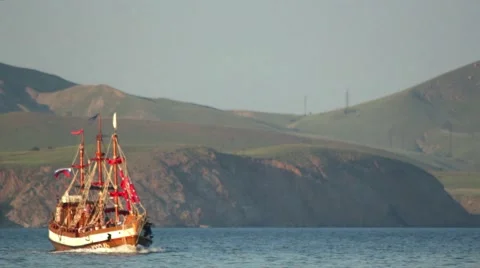 Sailing ship Video stock 51661690