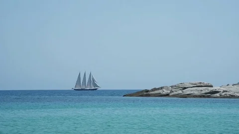 Sailing ship Stock Footage 75023292