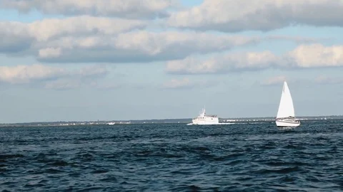 Sailing ship Stock Footage 84655406