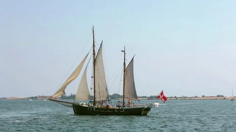 Sailing ship Stock Footage 129317889