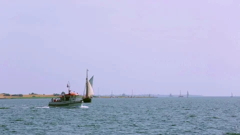 Sailing ship Stock Footage 129318191