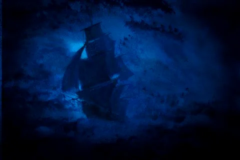 Sailing ship Stock Illustration