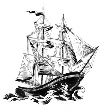 Sailing ship Stock-Illustration