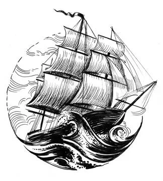 Sailing ship Stock-Illustration
