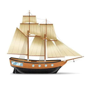 Sailing Ship Illustration イラスト素材