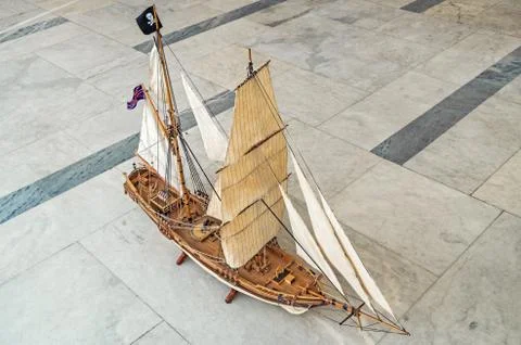 Sailing ship model Stock Photos