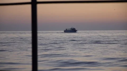 Sailing ship in the sea Vídeo Stock 163473192