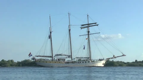Sailing ship / Segelschiff Stock Footage 24465199