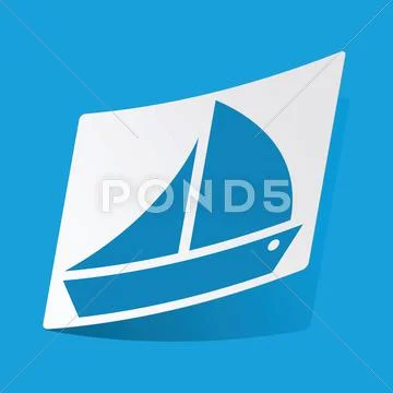 Boat Stickers Stock Illustration - Download Image Now - Nautical