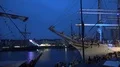 Sailing ships at Bremerhaven Sail city harbor night event Germany 4k or 4k+ Resolution