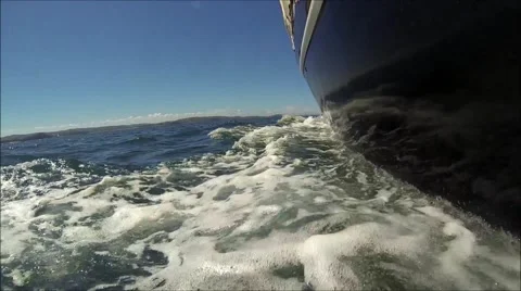Sailing Shot with Hull Video stock 46727361
