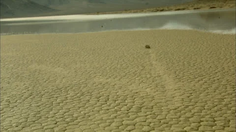 Sailing Stones of Death Valley, Multiple Shots HD Video Video stock 22774861