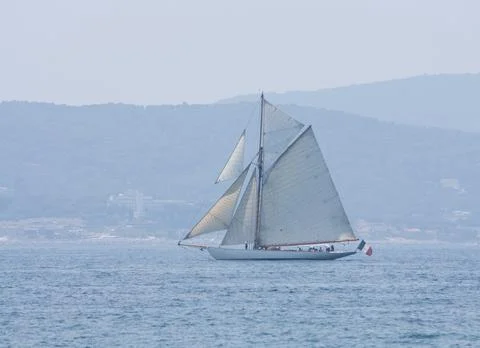 Sailing in the sun Stock Photos