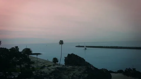 Sailing off into the sunset again Stock Footage 54566214