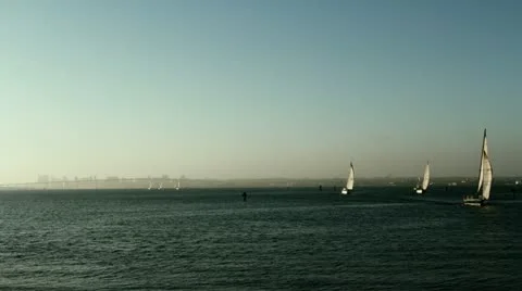 Sailing Sunset Graded - Timelapse Stock Footage 11518863