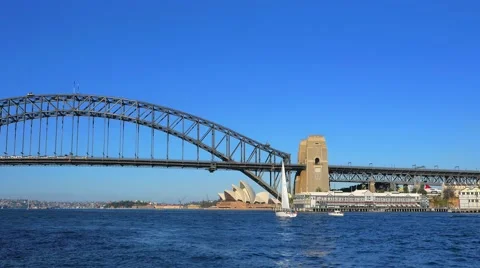 Sailing in Sydney, 4k Stock Footage 43548904