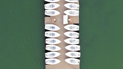 Sailing Team Racing Boats Stock Footage 331740944