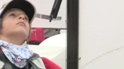 Sailing testing Stock Footage 61086661