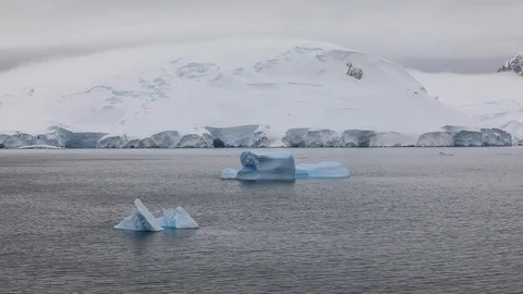 Sailing Through Antarctica Stock Footage 104991243