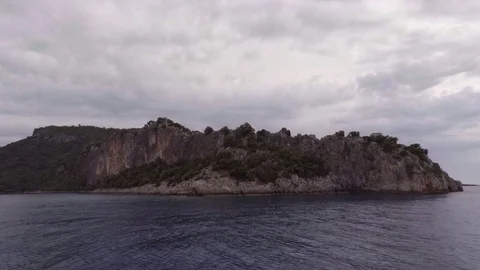 Sailing towards Fethiye 2 Stockbeeldmateriaal 82956935