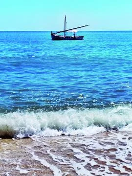 Sailing Tranquility Stock Photos