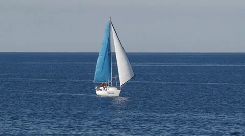 Sailing trip Stock Footage 30409398