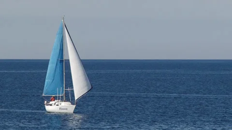 Sailing trip Stock Footage 30409488
