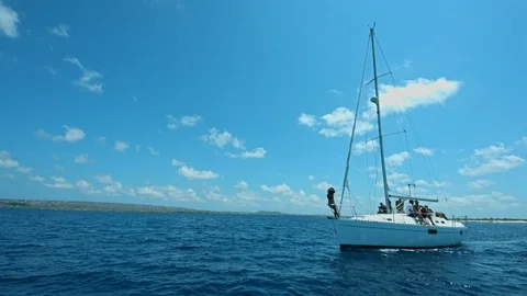 Sailing trip Stock Footage 87141027
