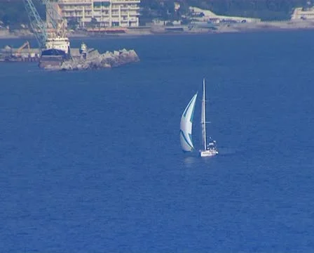 Sailing vessel Stock Footage 12260596