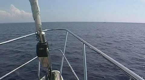 Sailing yacht 57 Stock Footage 8845982