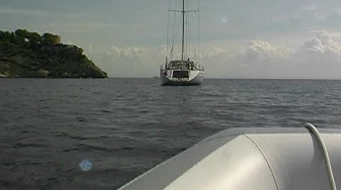 Sailing yacht 65 Stock Footage 8926330
