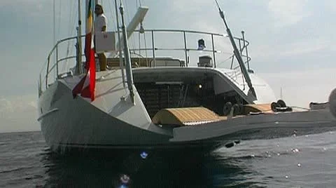 Sailing yacht 67 Stock Footage 8845708