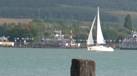 Sailing yacht Vídeo Stock 27861037