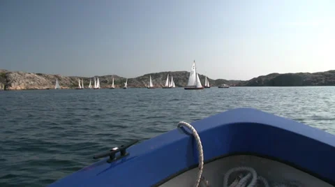 Sailing yacht Vídeo Stock 32251655